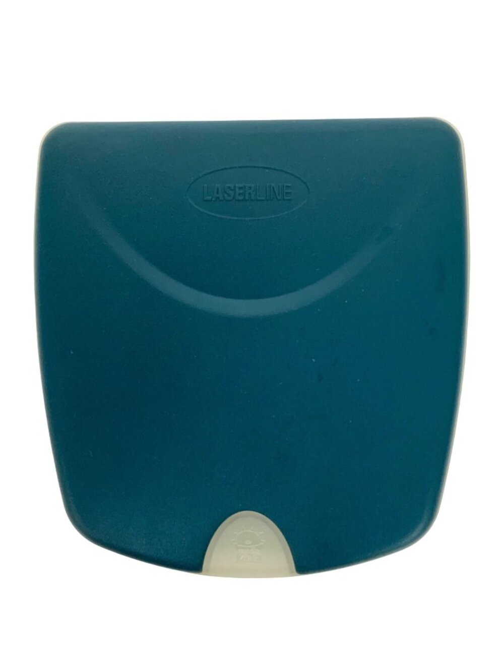 Laserline MediaZone 12 CD Storage Case With Instructions Teal & Clear Plastic